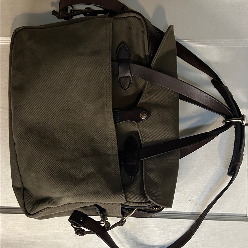 Filson Rugged Twill Original Briefcase Otter Green